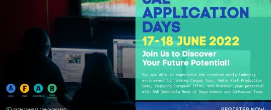 Datang Langsung ke SAE Application Days 17-18 Juni 2022